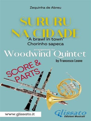 cover image of Sururu na Cidade--Woodwind Quintet (parts & score)